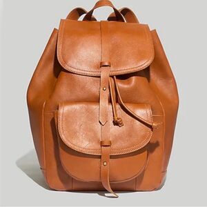 Madewell The Transport Rucksack Leather Backpack
